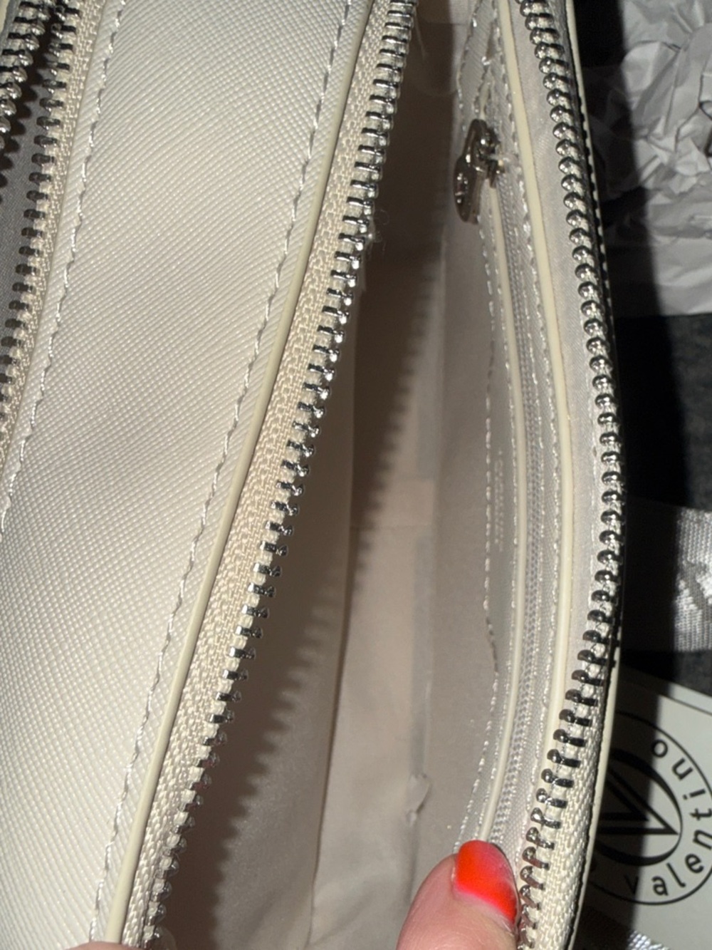 Valentino Orlandi Light Grey  Studded Camera Bag - Picture 9 of 9
